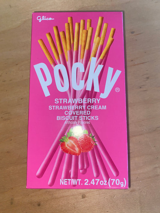 POCKY STRAWBERRY CREME 70G