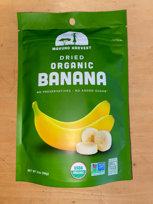 MAVUNO DRIED BANANA 2OZ